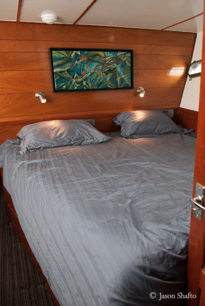 Master stateroom on MV Atlas.