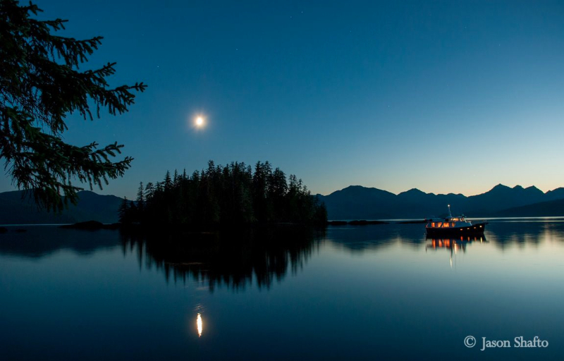 Sunset off Haida Gwaii. *Photo: Jason Shafto