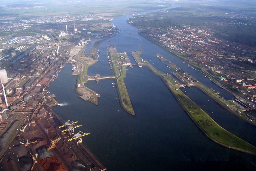 The North Sea Canal links Amssterdam to the North Sea